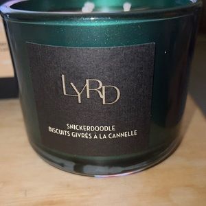 LYRD 3 wick candle